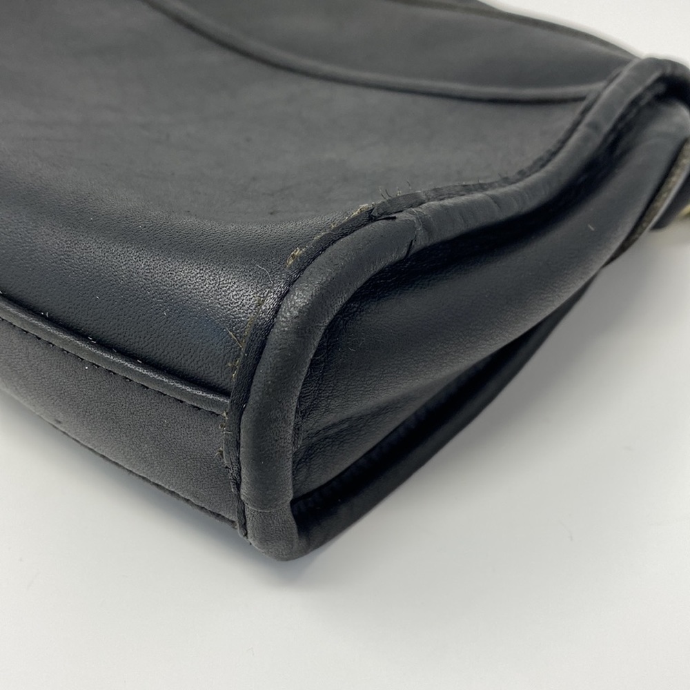 Coach Vintage Black Leather Austin Crossbody Adjustable Strap Purse - Picture 10 of 14